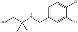 2-(3,4-Dichlorobenzylamino)-2-methyl-1-propanol,73972-49-3,结构式