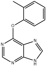 6-(o-Tolyloxy)-1H-purine 结构式