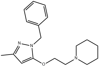 73972-66-4 1-Benzyl-3-methyl-5-(2-piperidinoethoxy)pyrazole