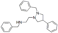 N,2-Dibenzyl-4-phenyl-1-pyrazolidineethanamine Structure