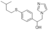 1-Imidazoleethanol, alpha-(p-isopentylthiophenyl)- 化学構造式