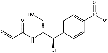 (R-(R*,R*))-N-(2-Hydroxy-1-(hydroxymethyl)-2-(4-nitrophenyl)ethyl)-2-o xoacetamide 结构式