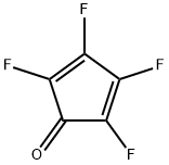 2,4-Cyclopentadien-1-one,  2,3,4,5-tetrafluoro- Structure