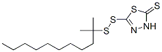 3,4-噻二唑-2(3H)-硫酮-5-(叔十二烷基二硫代)-1 结构式