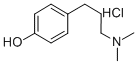 4-(3-dimethylaminopropyl)phenol hydrochloride 结构式