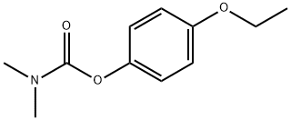 ジメチルカルバミン酸4-エトキシフェニル 化学構造式