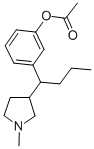 3-(1-(1-Methyl-3-pyrrolidinyl)butyl)phenol acetate 结构式