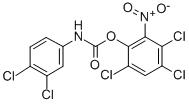 3,4,6-Trichloro-2-nitrophenyl-3,4-dichlorocarbanilate Structure