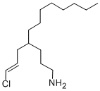 4-(3-クロロ-2-プロペニル)ドデシルアミン 化学構造式