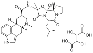 Ergosine, dihydro-, tartrate 结构式