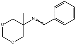 5-Benzylideneamino-5-methyl-1,3-dioxane 结构式