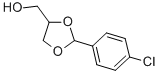 2-(4-Chlorophenyl)-1,3-dioxolane-4-methanol Struktur