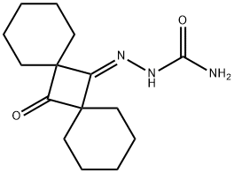 14-Semicarbazonodispiro[5.1.5.1]tetradecan-7-one 结构式