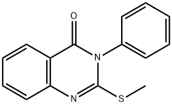 2-(Methylthio)-3-phenylquinazolin-4(3H)-one 结构式