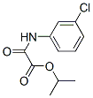 N-(3-Chlorophenyl)oxamidic acid isopropyl ester Structure