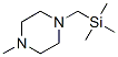 [(4-Methylpiperazino)methyl]trimethylsilane 结构式