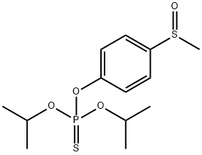 O,O-Bisisopropyl O-(4-(methylsulfinyl)phenyl) phosphorothioate Struktur