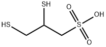 二巯基丙磺酸钠,74-61-3,结构式