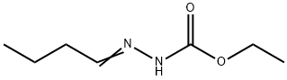 Carbazic acid, 3-butylidene-, ethyl ester Structure