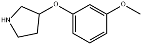 Pyrrolidine, 3-(3-methoxyphenoxy)- (9CI)|3-(3-甲氧基苯氧基)吡咯烷