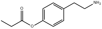 Phenol, 4-(2-aminoethyl)-, propanoate (ester) (9CI),740027-02-5,结构式