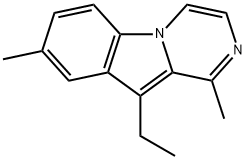 Pyrazino[1,2-a]indole, 10-ethyl-1,8-dimethyl- (9CI),740042-70-0,结构式