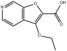 Furo[2,3-c]pyridine-2-carboxylic acid, 3-ethoxy- (9CI) 结构式