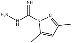 1H-Pyrazole-1-carboximidic  acid,  3,5-dimethyl-,  hydrazide Structure