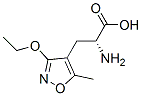 4-Isoxazolepropanoicacid,alpha-amino-3-ethoxy-5-methyl-,(R)-(9CI) Structure