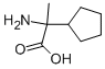 Cyclopentaneacetic acid, alpha-amino-alpha-methyl- (9CI) Structure