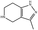 3-甲基-4,5,6,7-四氢-1H-吡唑并[4,3-C]吡啶 结构式