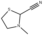 3-methylthiazolidine-2-carbonitrile 结构式