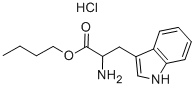 DL-2-AMINO-3-INDOLYLPROPANOIC ACID BUTYL ESTER HYDROCHLORIDE,7401-26-5,结构式