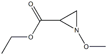 2-Aziridinecarboxylicacid,1-methoxy-,ethylester,trans-(9CI) 结构式