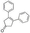 3,4-diphenylcyclopent-3-en-1-one Structure