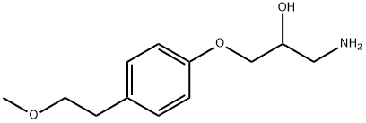 N-去异丙基美托洛尔 结构式