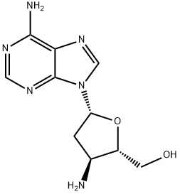 3'-氨基-2',3'-双脱氧腺苷,7403-25-0,结构式