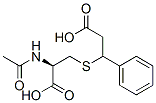 N-acetyl-S-(1-phenyl-2-carboxyethyl)cysteine 结构式