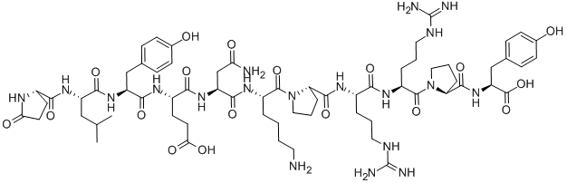 神经降压素Neurotensin (1-11),74032-89-6,结构式