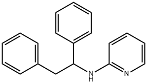 N-(2-Pyridyl)-1,2-diphenylethanamine Structure