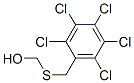 [(2,3,4,5,6-Pentachlorobenzyl)thio]methanol Struktur