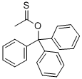 Thioacetic acid O-trityl ester Struktur