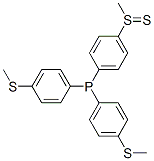 Tris[4-(methylthio)phenyl]phosphine sulfide Structure