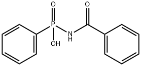 フェニル(フェニルカルバモイル)ホスフィン酸 化学構造式