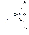 (2-ブロモエチル)ホスホン酸ジブチル 化学構造式