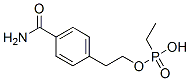 Ethylphosphonic acid 4-(aminocarbonyl)phenylethyl ester Structure