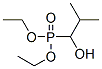 1-Hydroxy-2-methylpropylphosphonic acid diethyl ester Structure