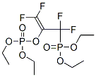 りん酸1-(ジエトキシホスフィニル)-1,1,3,3-テトラフルオロ-2-プロペン-2-イルジエチル 化学構造式