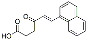 6-(1-Naphtyl)-4-oxo-5-hexenoic acid Structure