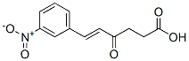 6-(3-ニトロフェニル)-4-オキソ-5-ヘキセン酸 化学構造式
